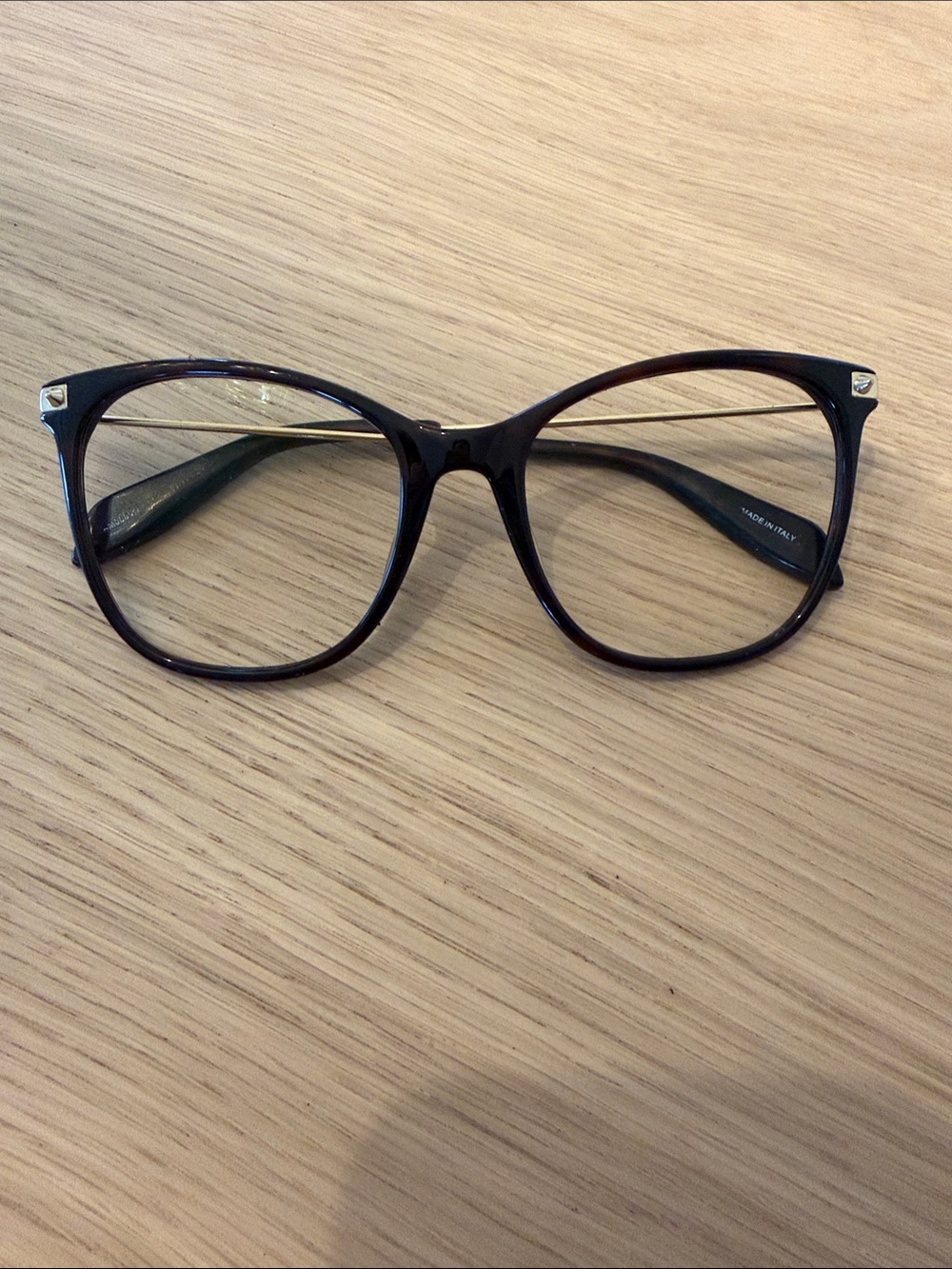 Alexander McQueenTortoiseshell Cat-Eye Women's Eyeglasses - Brown